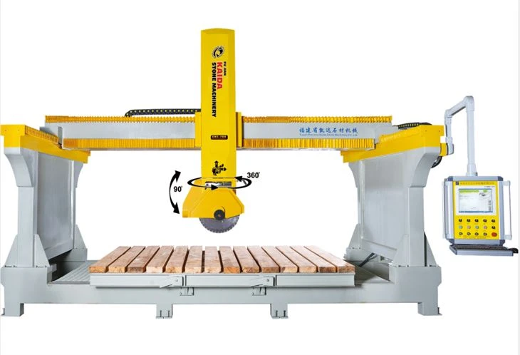 เลื่อยสะพาน CNC 5 แกนพร้อมตัวควบคุม CNC อิตาลี